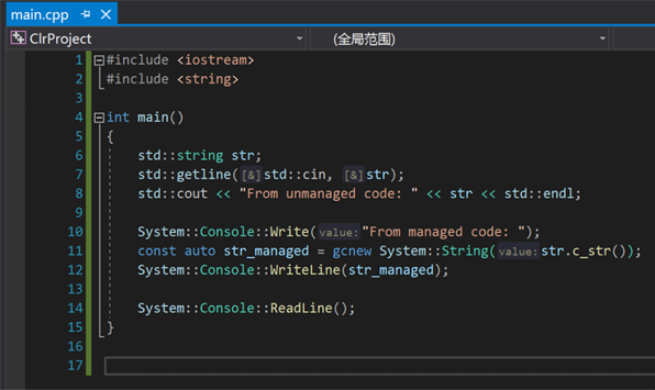 .NET Core3.1編寫混合C++程序