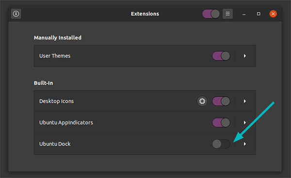 如何在Ubuntu 20.04上禁用塢站（dock）