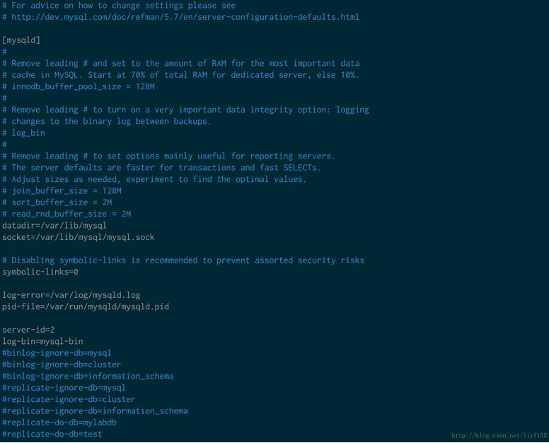 MySQL5.7主從配置實例解析