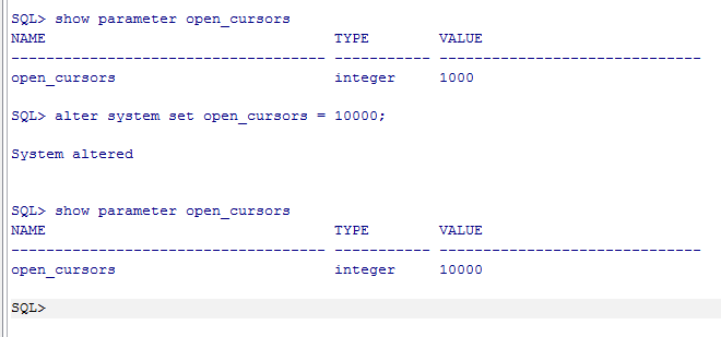 Oracle數據庫游標連接超出解決方案