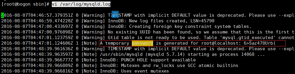 CentOS 6.5安裝mysql5.7教程