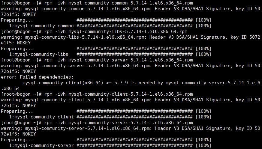 CentOS 6.5安裝mysql5.7教程