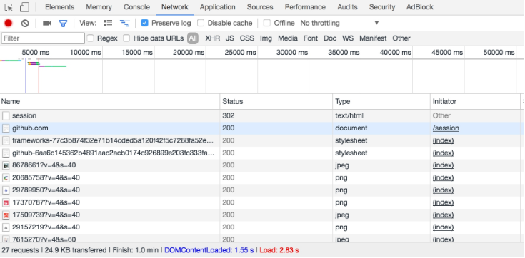 Python3以GitHub為例來實現模擬登錄和爬取的實例講解