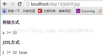 JavaWeb開發之JSTL標簽庫的使用、 自定義EL函數、自定義標簽（帶屬性的、帶標簽體的）