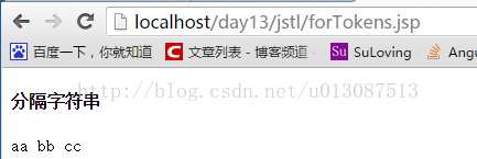 JavaWeb開發之JSTL標簽庫的使用、 自定義EL函數、自定義標簽（帶屬性的、帶標簽體的）
