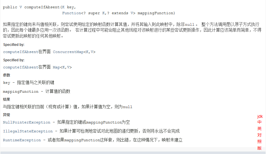 JDK1.8中ConcurrentHashMap中computeIfAbsent死循環bug問題