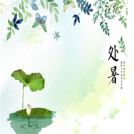 秋季養(yǎng)生日記之處暑 朋友圈的處暑背景圖來(lái)了