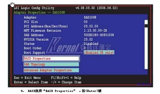LSI SAS1068 RAID 陣列卡圖文配置教程