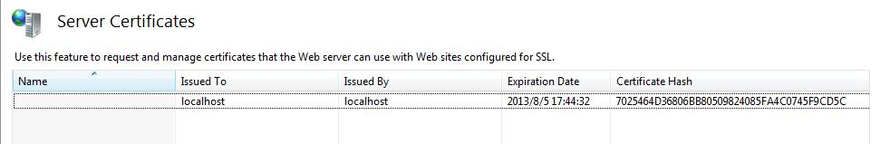 在win2008 r2 英文版 IIS7.5上配置Https,SSL的方法