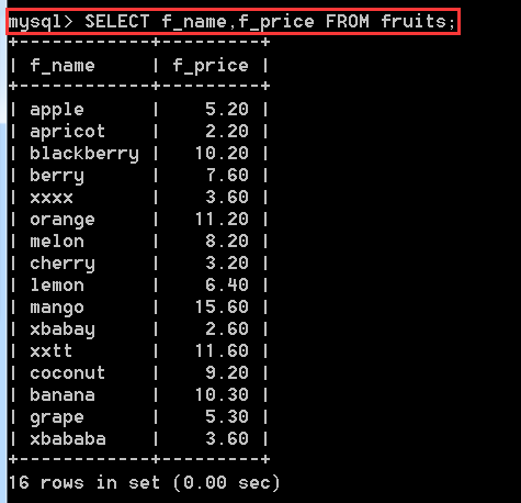 MySQL入門(三) 數據庫表的查詢操作【重要】