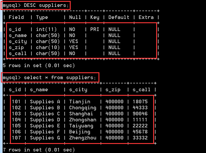 MySQL入門(三) 數據庫表的查詢操作【重要】