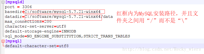 MySQL5.7.21解壓版安裝詳細教程圖解