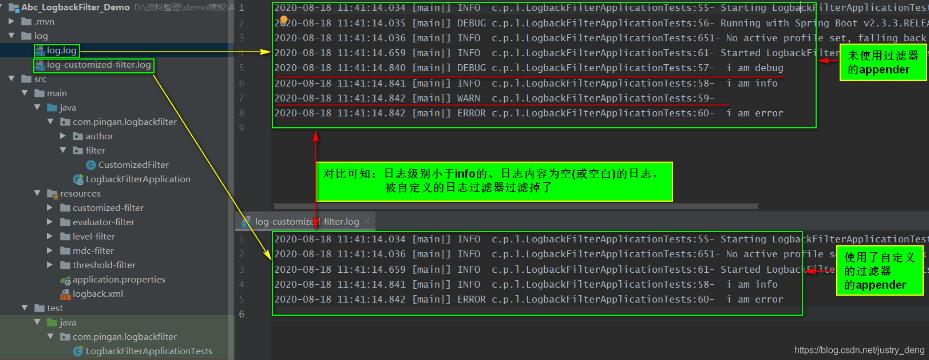 logback使用filter過濾日志操作