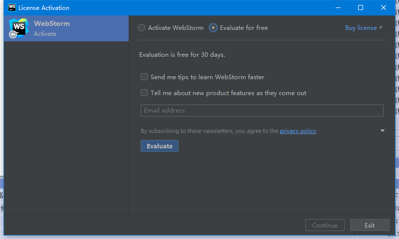 最新WebStorm2020.2注冊碼永久激活(激活到2089年)