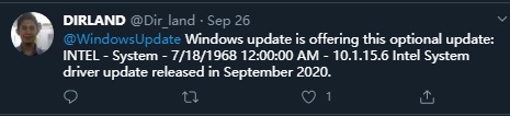 Win10 新 bug 誤推 1968 年驅(qū)動(dòng)程序：實(shí)為正常操作