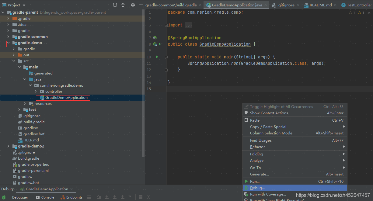 IDEA 2020.2 +Gradle 6.6.1 + Spring Boot 2.3.4 創(chuàng)建多模塊項(xiàng)目的超詳細(xì)教程