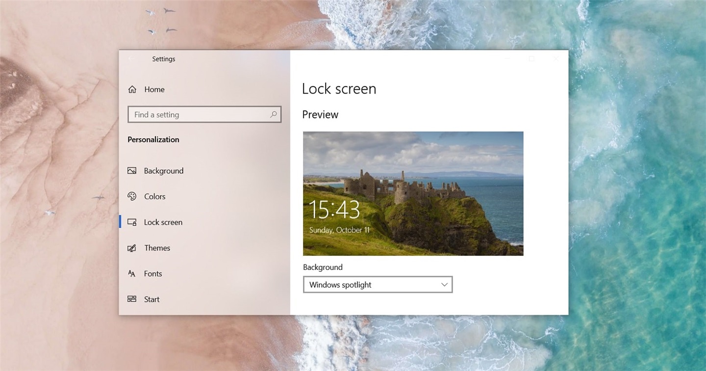 微軟 Win10 終于獲得壁紙的 Windows 聚焦功能