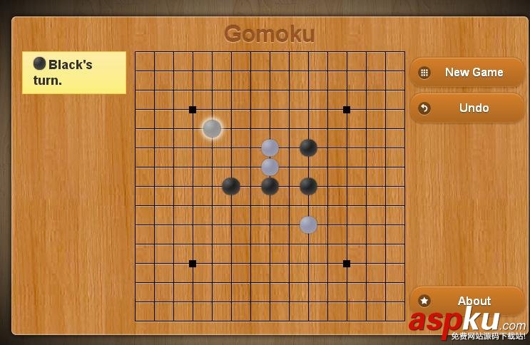 HTML5五子棋游戲源碼