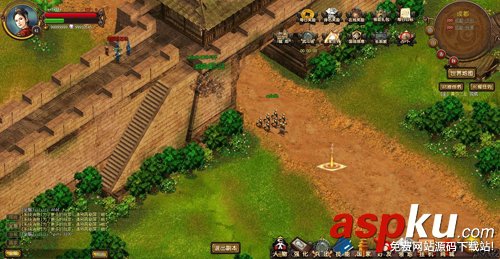 回合RPG網頁游戲源碼《烽煙OL》v1.7下載
