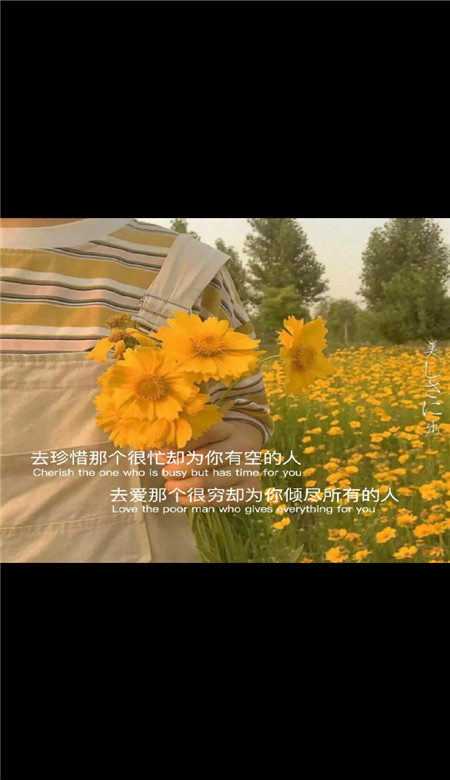 愛情語錄文字壁紙皮膚 大家珍惜眼前人
