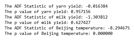 用Python檢驗時間序列的平穩性