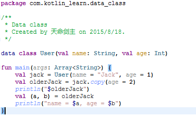 Kotlin基礎教程之dataclass,objectclass,use函數,類擴展,socket