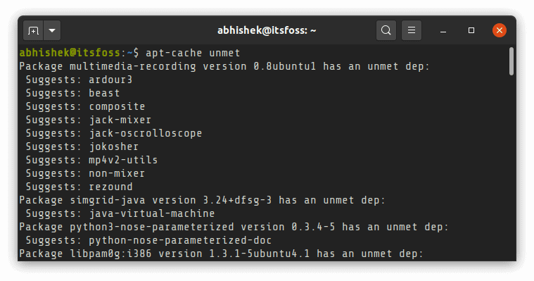 如何在Debian、Ubuntu中使用apt-cache命令