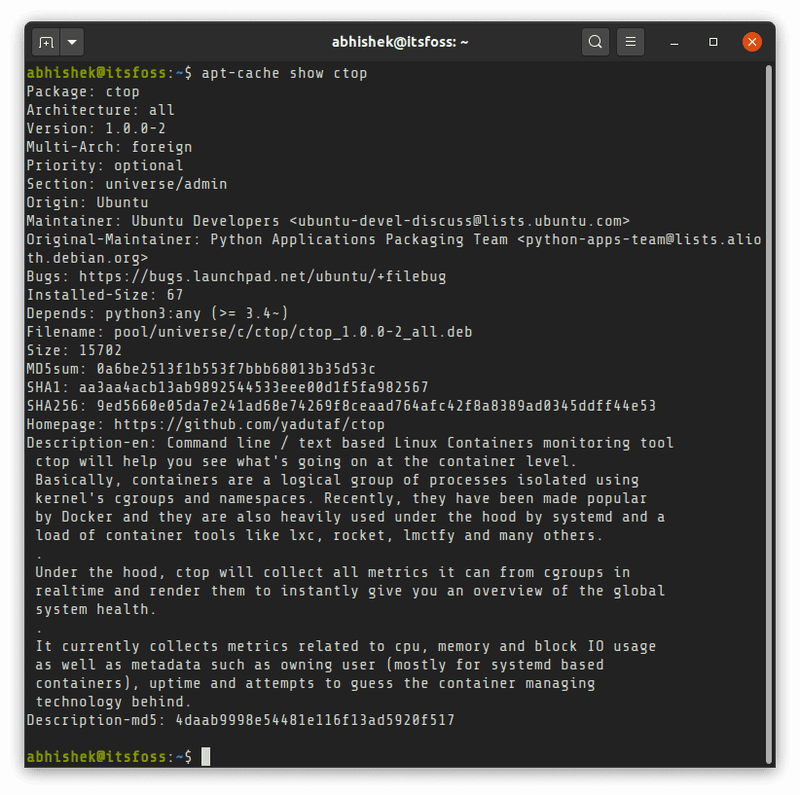 如何在Debian、Ubuntu中使用apt-cache命令