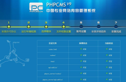 PHPCMS V9整站源碼安裝調試簡要說明