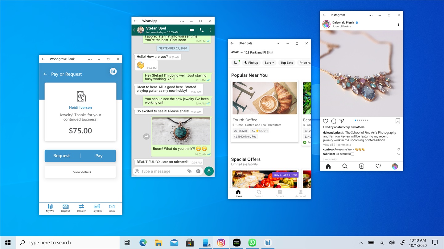 微軟 Win10 Dev 預(yù)覽版 Build 20257 發(fā)布：你的手機(jī)多應(yīng)用體驗(yàn)
