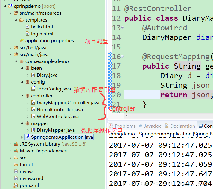 Spring Boot+Mybatis的整合過程