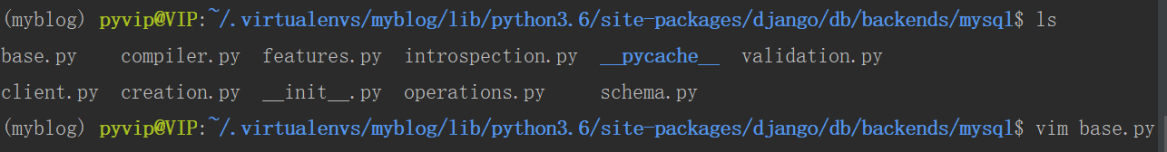 django2.2版本連接mysql數據庫的方法
