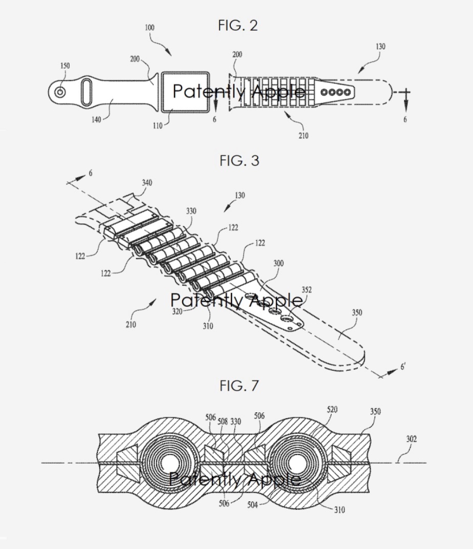 蘋果 Apple Watch 電池表帶專利曝光，將緩解續航焦慮