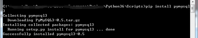python連接數據庫的方法
