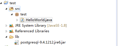 Java連接postgresql數據庫的示例代碼