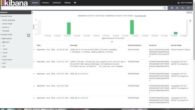 Docker構建ELK Docker集群日志收集系統