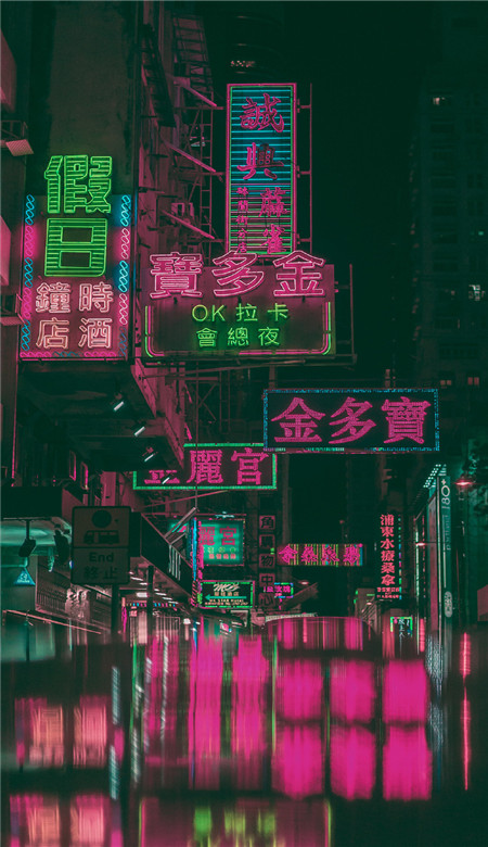 賽博朋克2077炫酷壁紙美女 磁場不合的人講多少話都在翻山越嶺