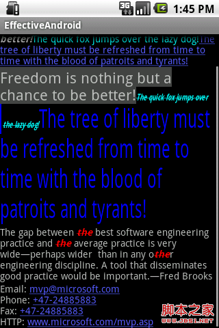 深入理解TextView實現(xiàn)Rich Text--在同一個TextView設(shè)置不同字體風(fēng)格