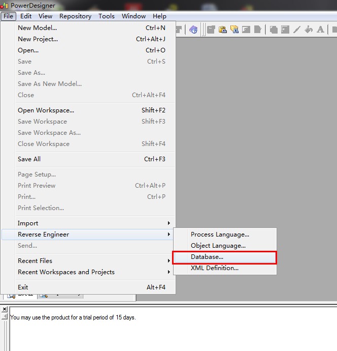 詳解PowerDesigner之CDM、PDM、SQL之間轉換