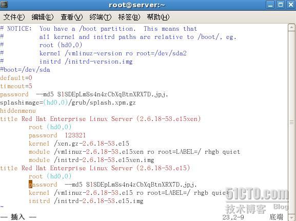 LINUX安全設置之關于GRUB加密圖文教程全解