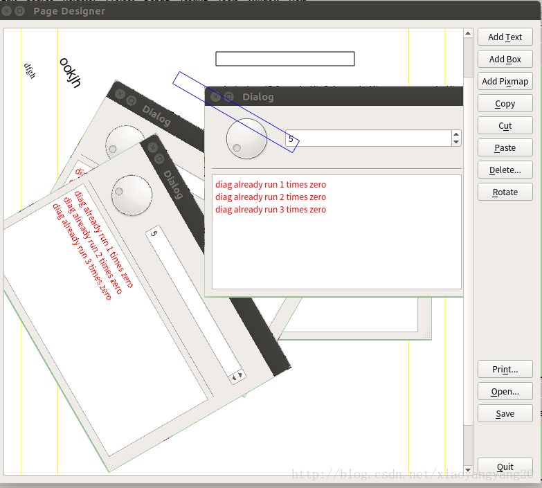 python3+PyQt5圖形項的自定義和交互 python3實現page Designer應用程序