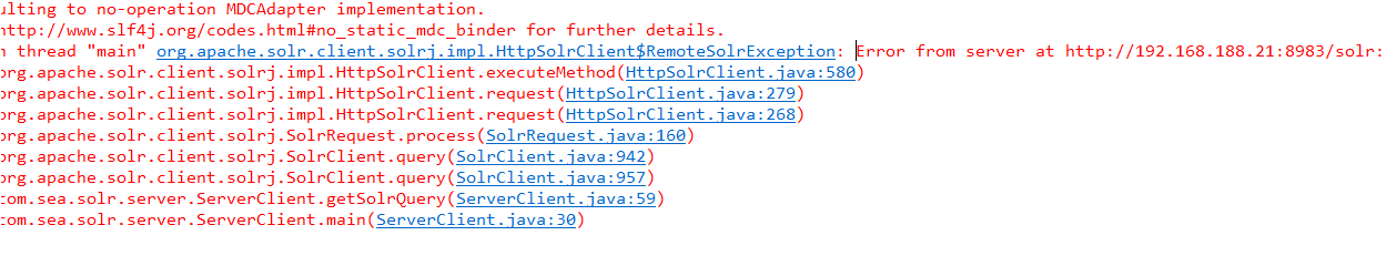 java操作solr實現查詢功能的實例