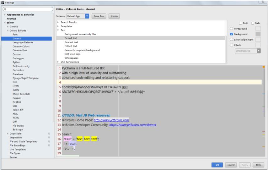 Pycharm 設(shè)置自定義背景顏色的圖文教程