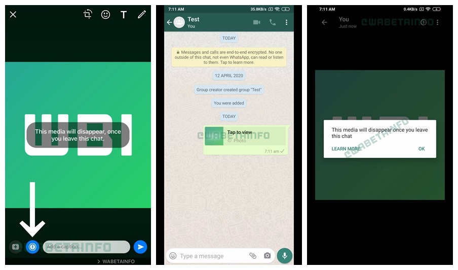 WhatsApp 正在測(cè)試 24 小時(shí)自毀 “聊天消息”，還有圖片閱后即焚