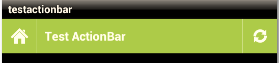 Android自定義ActionBar實例
