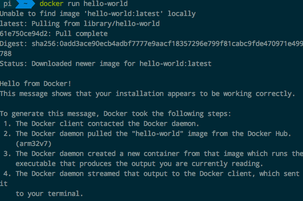 樹莓派安裝Docker的方法步驟