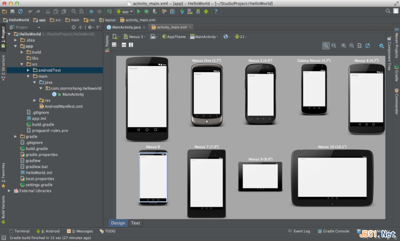 Android Studio使用教程（一）：下載與安裝及創(chuàng)建HelloWorld項目