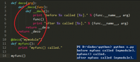 Python裝飾器模式定義與用法分析
