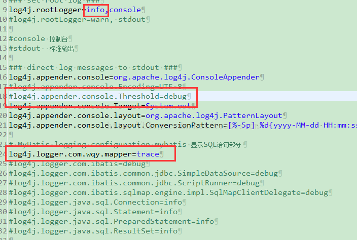 MyBatis3用log4j在控制臺輸出SQL的方法示例