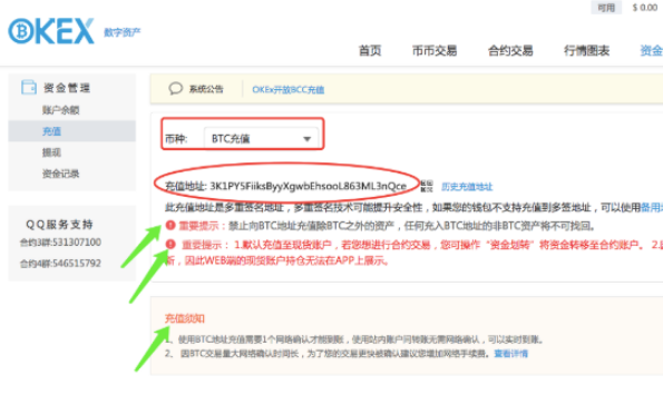 okex怎么充值usdt？okex充值教程圖解